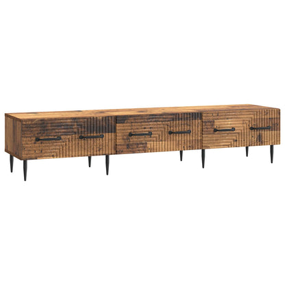 TV Cabinet Old Wood 147 x 34.5 x 30 cm Engineered Wood