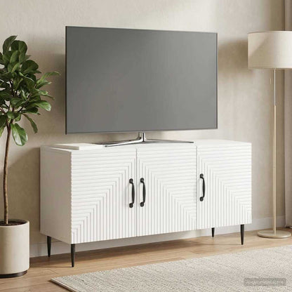 TV Cabinet White 99 x 34.5 x 50 cm Engineered Wood