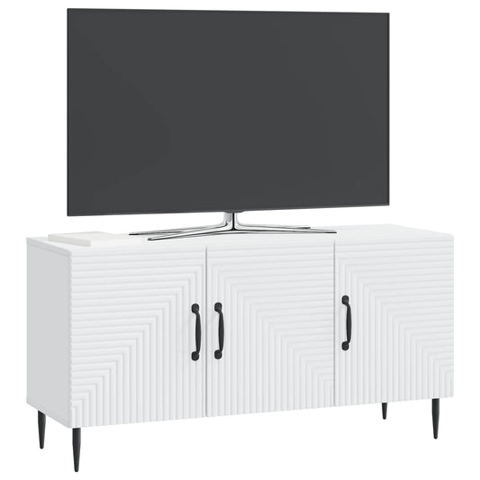 TV Cabinet White 99 x 34.5 x 50 cm Engineered Wood