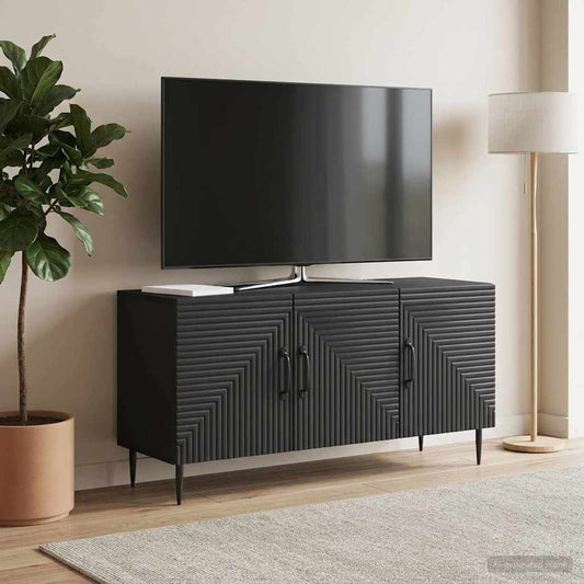 TV Cabinet Black 99 x 34.5 x 50 cm Engineered Wood
