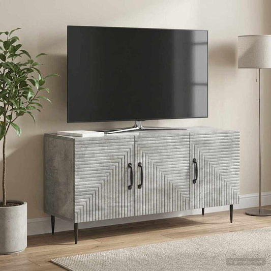TV Cabinet Concrete Grey 99 x 34.5 x 50 cm Engineered Wood