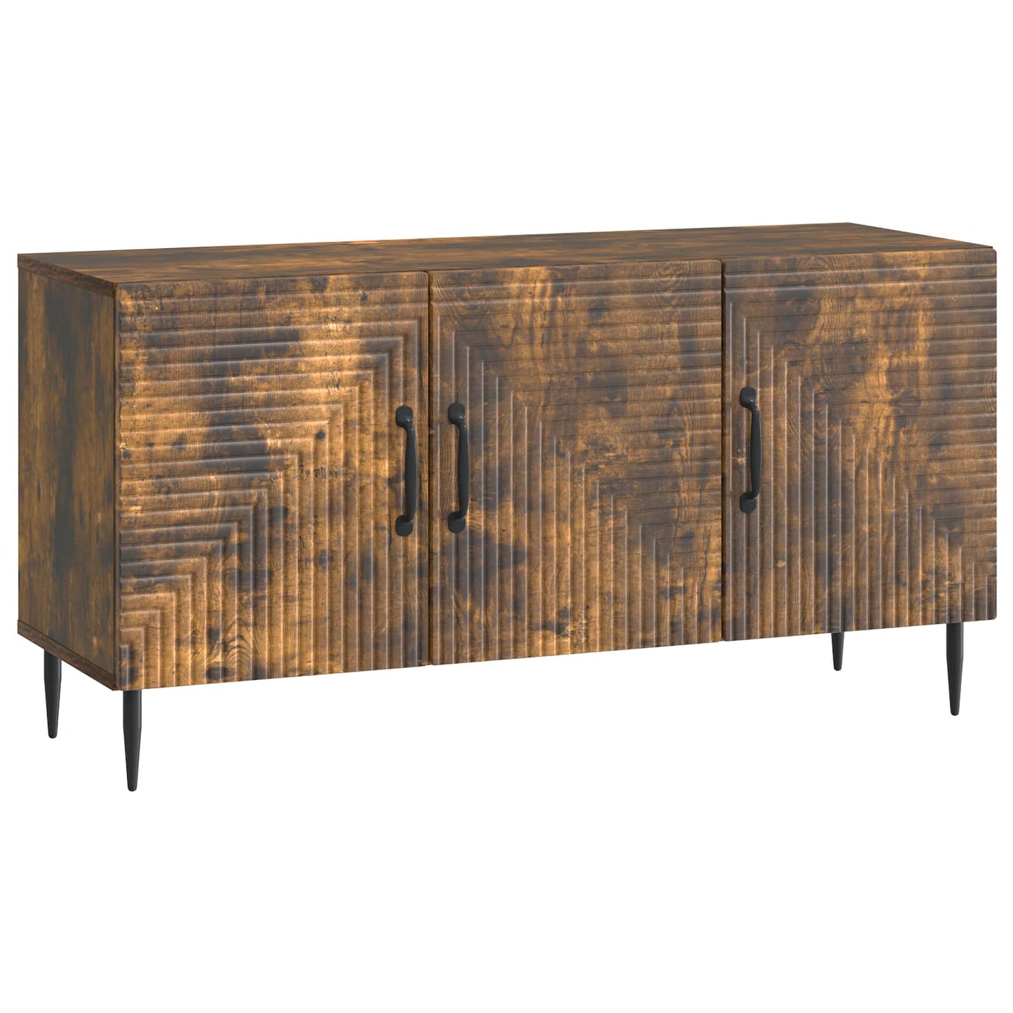 TV Cabinet Smoked Oak 99 x 34.5 x 50 cm Engineered Wood