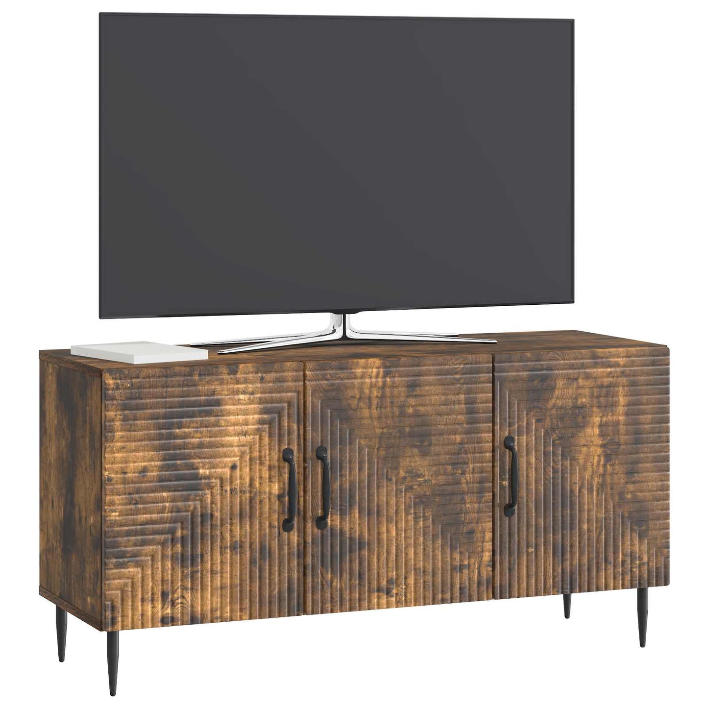 TV Cabinet Smoked Oak 99 x 34.5 x 50 cm Engineered Wood