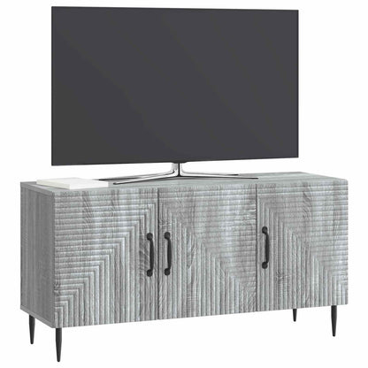 TV Cabinet Grey Sonoma 99 x 34.5 x 50 cm Engineered Wood