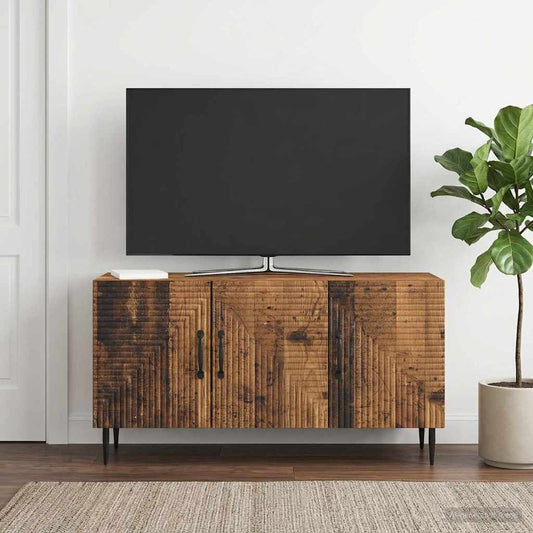 TV Cabinet Old Wood 99 x 34.5 x 50 cm Engineered Wood