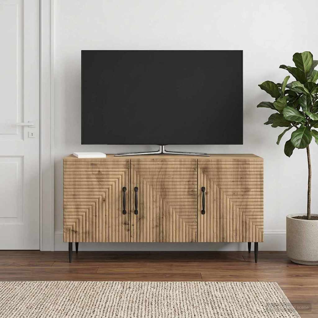 TV Cabinet Artisan Oak 99 x 34.5 x 50 cm Engineered Wood