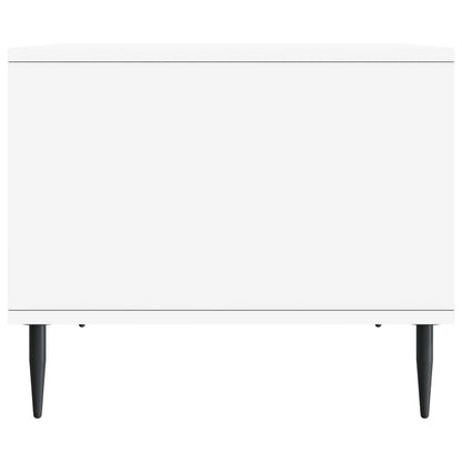 Coffee Table White 90 x 50 x 40 cm Engineered Wood