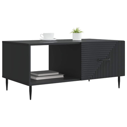 Coffee Table Black 90 x 50 x 40 cm Engineered Wood
