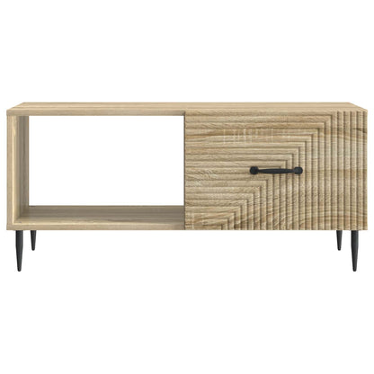 Coffee Table Sonoma Oak 90 x 50 x 40 cm Engineered Wood