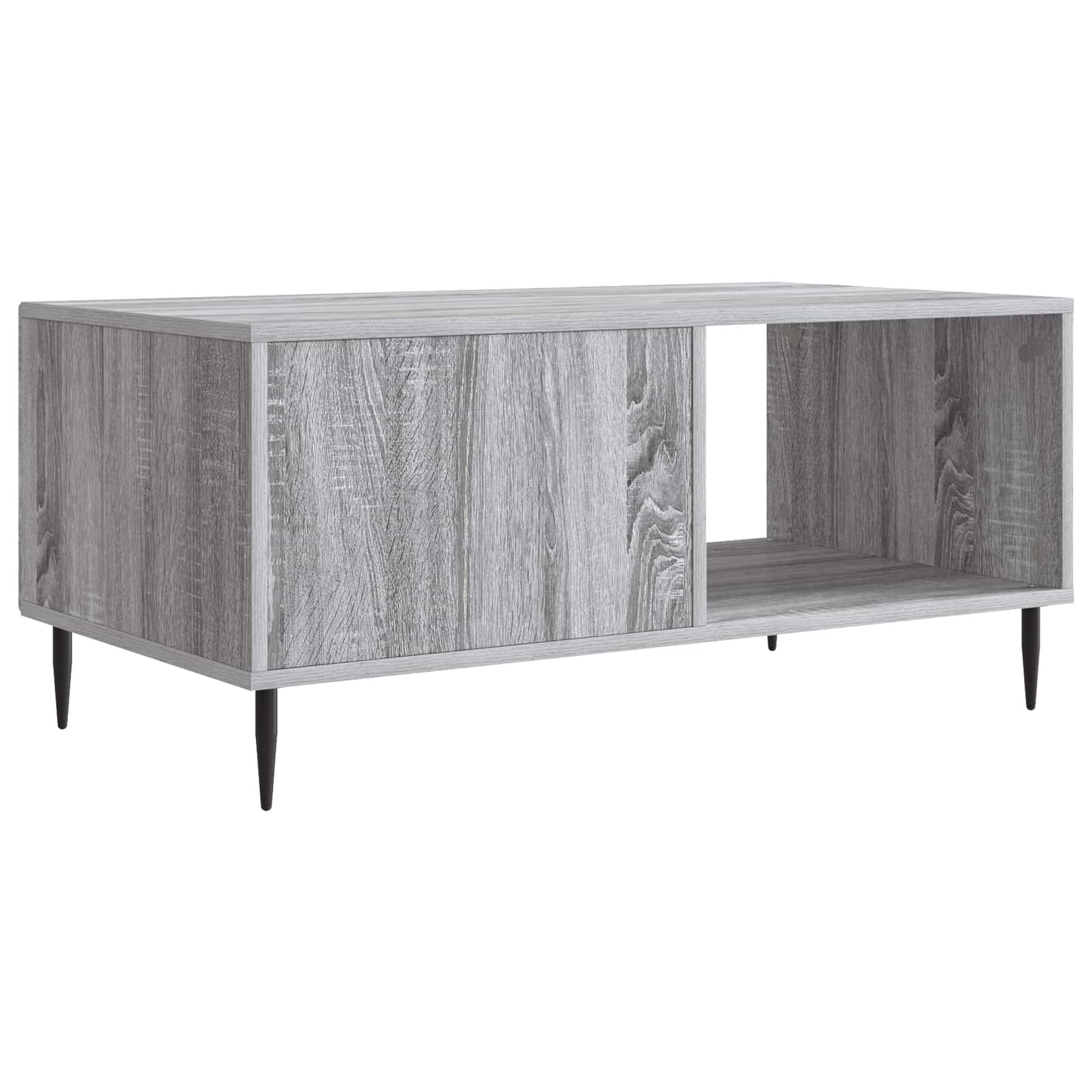 Coffee Table Grey Sonoma 90 x 50 x 40 cm Engineered Wood