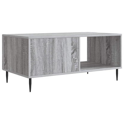 Coffee Table Grey Sonoma 90 x 50 x 40 cm Engineered Wood