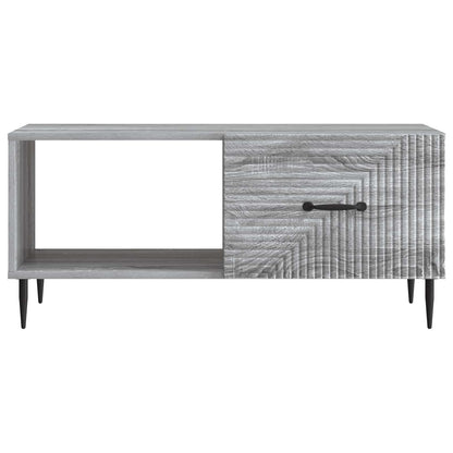 Coffee Table Grey Sonoma 90 x 50 x 40 cm Engineered Wood