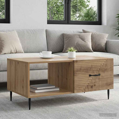 Coffee Table Artisan Oak 90 x 50 x 40 cm Engineered Wood