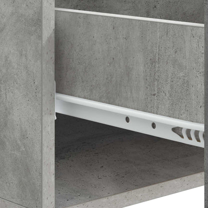 Coffee Table Concrete Grey 49 x 50 x 40 cm Engineered Wood