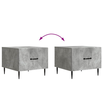 Coffee Table Concrete Grey 49 x 50 x 40 cm Engineered Wood