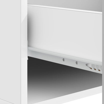 Coffee Table High Gloss White 49 x 50 x 40 cm Engineered Wood