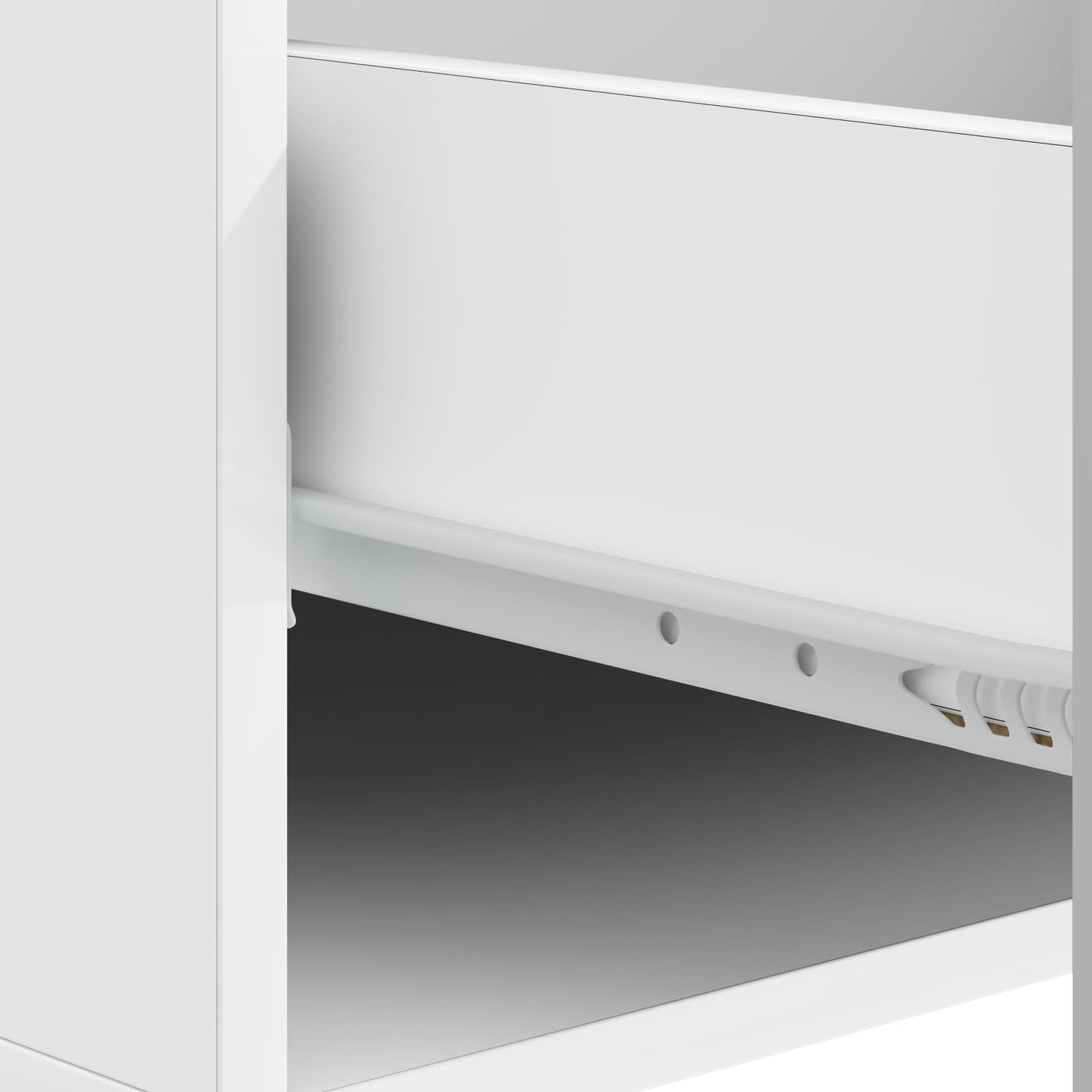 Coffee Table High Gloss White 49 x 50 x 40 cm Engineered Wood