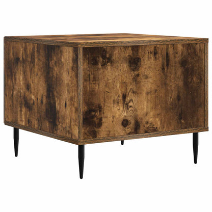 Coffee Table Smoked Oak 49 x 50 x 40 cm Engineered Wood