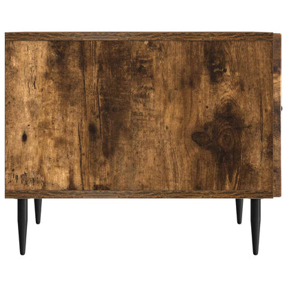 Coffee Table Smoked Oak 49 x 50 x 40 cm Engineered Wood