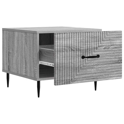 Coffee Table Grey Sonoma 49 x 50 x 40 cm Engineered Wood