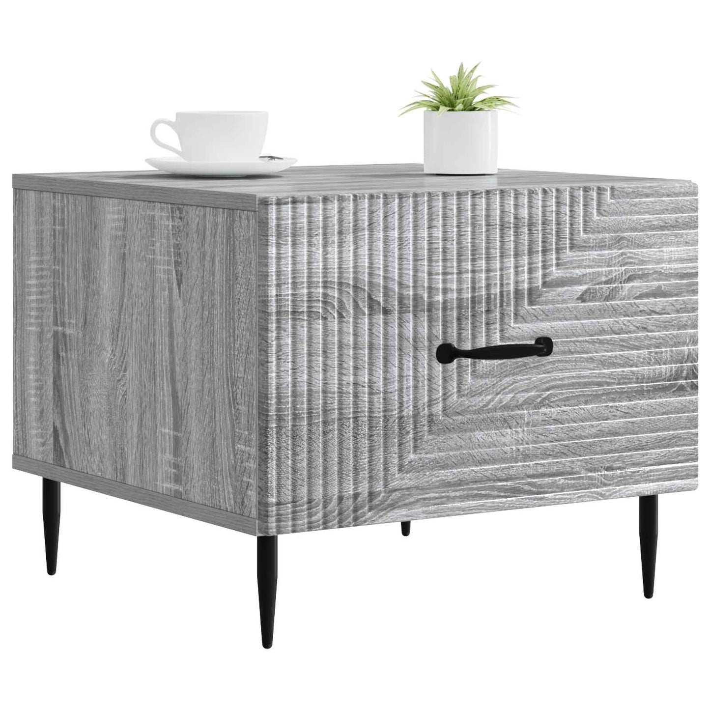 Coffee Table Grey Sonoma 49 x 50 x 40 cm Engineered Wood
