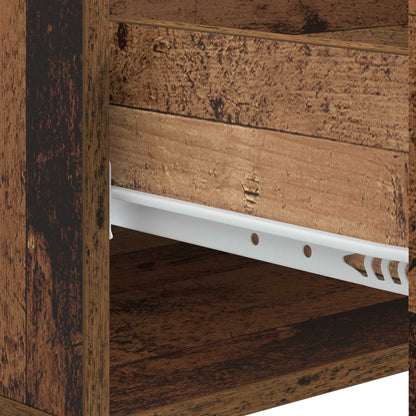 Coffee Table Old Wood 49 x 50 x 40 cm Engineered Wood