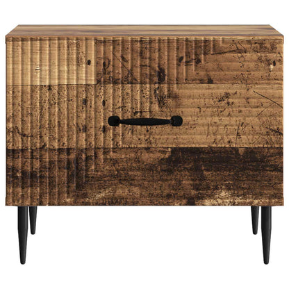 Coffee Table Old Wood 49 x 50 x 40 cm Engineered Wood