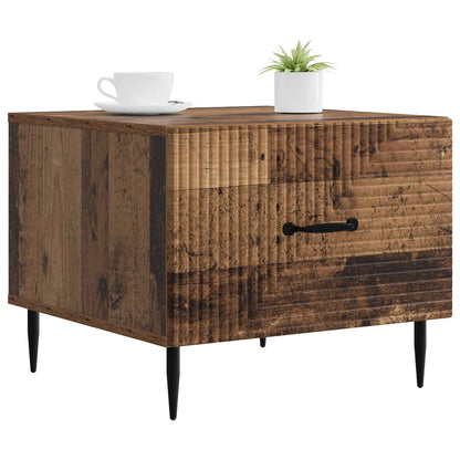 Coffee Table Old Wood 49 x 50 x 40 cm Engineered Wood
