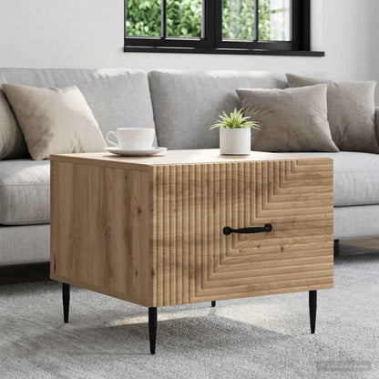 Coffee Table Artisan Oak 49 x 50 x 40 cm Engineered Wood