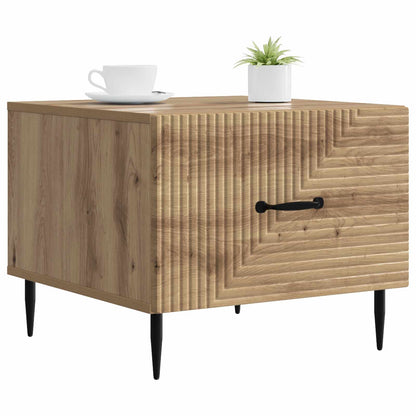 Coffee Table Artisan Oak 49 x 50 x 40 cm Engineered Wood