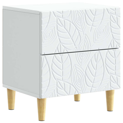 Bedside Table 2 pcs White 43 x 34.5 x 48 cm Engineered Wood
