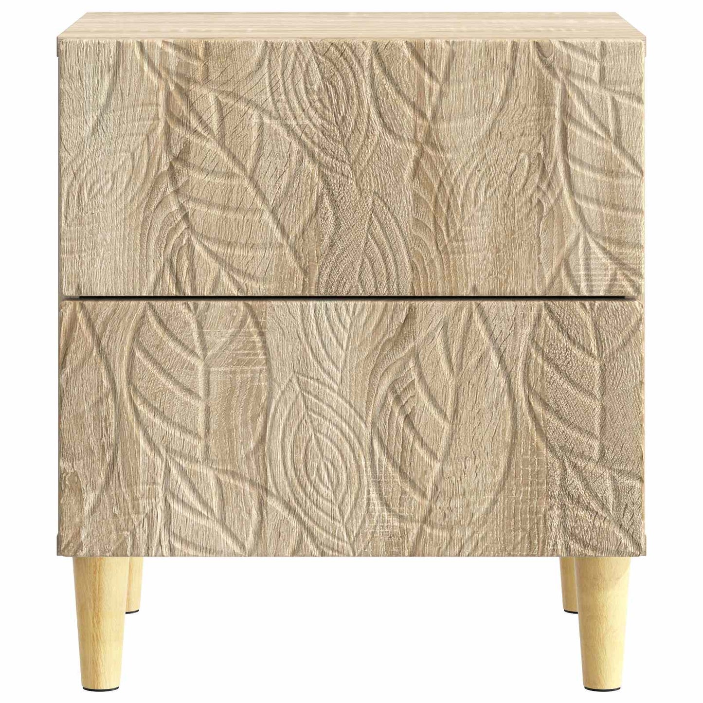 Bedside Table Sonoma Oak 43 x 34.5 x 48 cm Engineered Wood