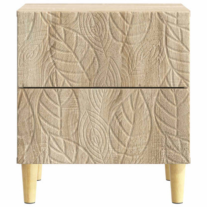 Bedside Table Sonoma Oak 43 x 34.5 x 48 cm Engineered Wood