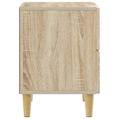 Bedside Table Sonoma Oak 43 x 34.5 x 48 cm Engineered Wood
