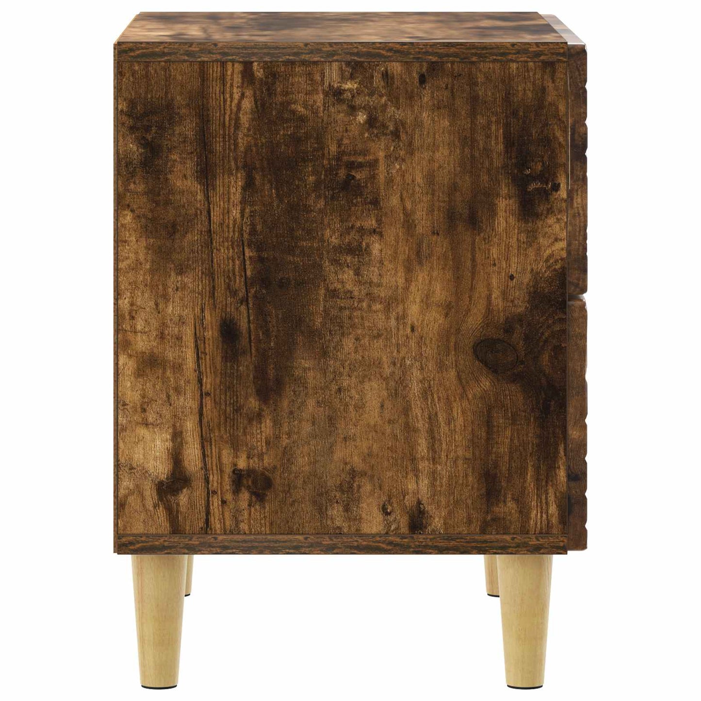 Bedside Table 2 pcs Smoked Oak 43 x 34.5 x 48 cm
