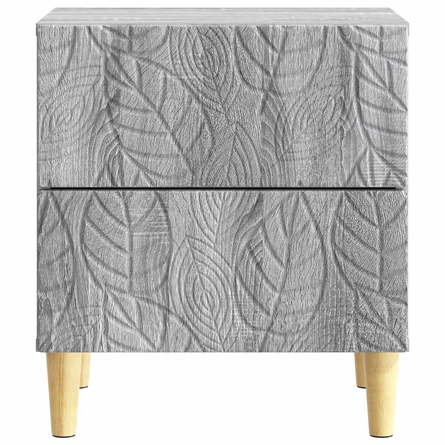 Bedside Table Grey Sonoma 43 x 34.5 x 48 cm Engineered Wood