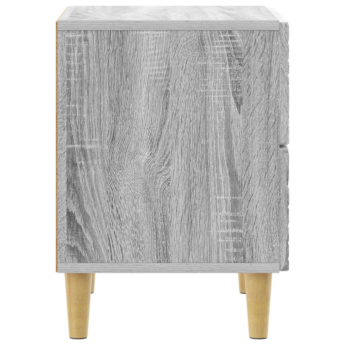 Bedside Table Grey Sonoma 43 x 34.5 x 48 cm Engineered Wood