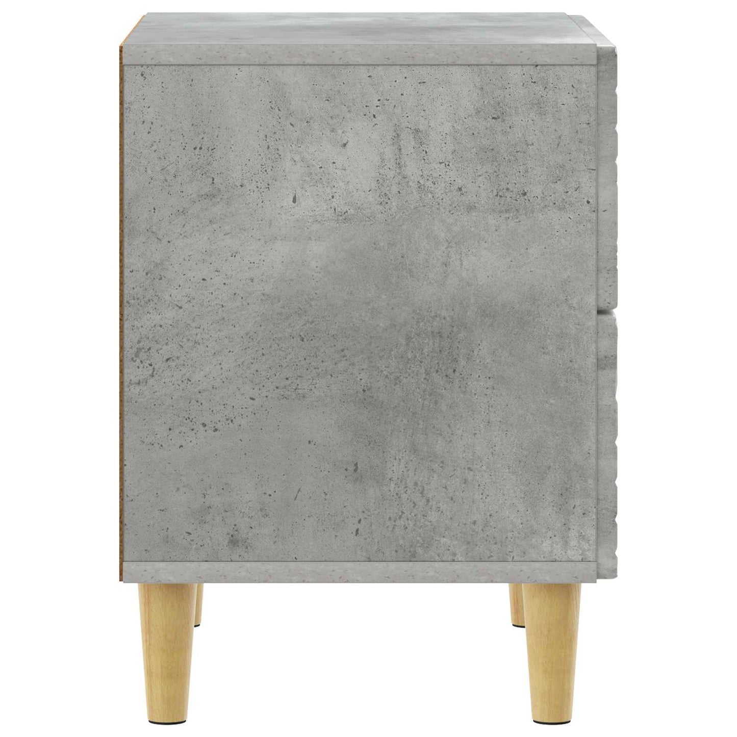 Bedside Table Concrete Grey 62 x 34.5 x 48 cm Engineered Wood