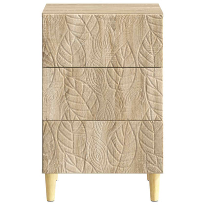 Bedside Table Sonoma Oak 43 x 39.5 x 66.5 cm Engineered Wood