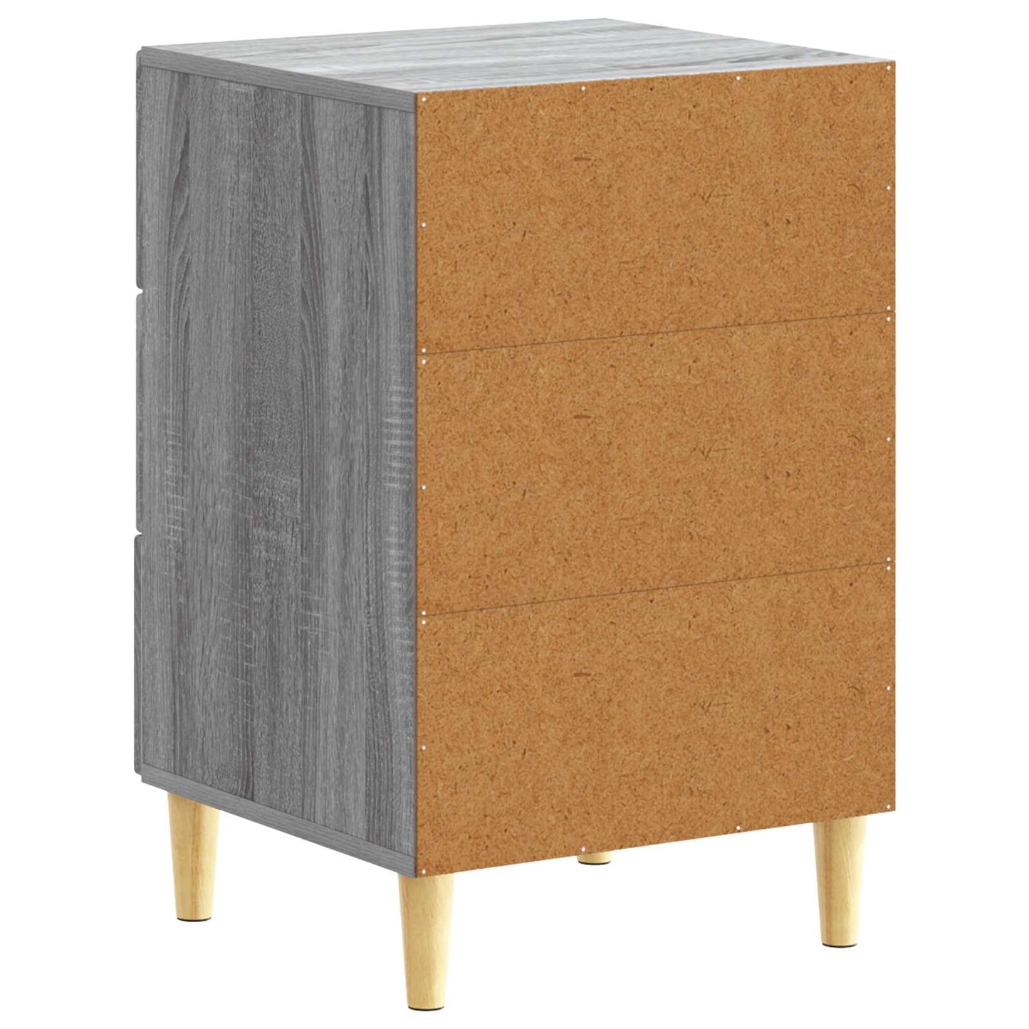 Bedside Table Grey Sonoma 43 x 39.5 x 66.5 cm Engineered Wood