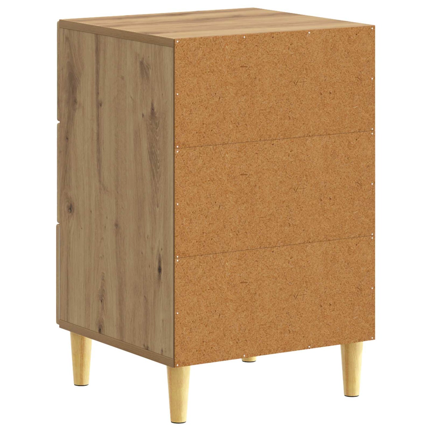Bedside Table Artisan Oak 43 x 39.5 x 66.5 cm Engineered Wood