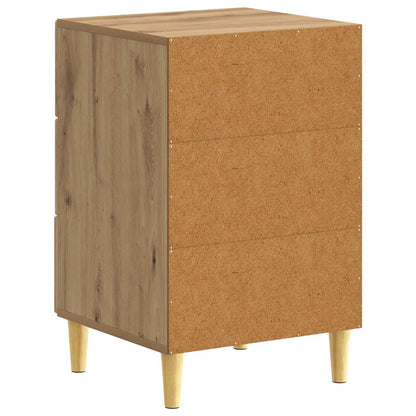 Bedside Table Artisan Oak 43 x 39.5 x 66.5 cm Engineered Wood