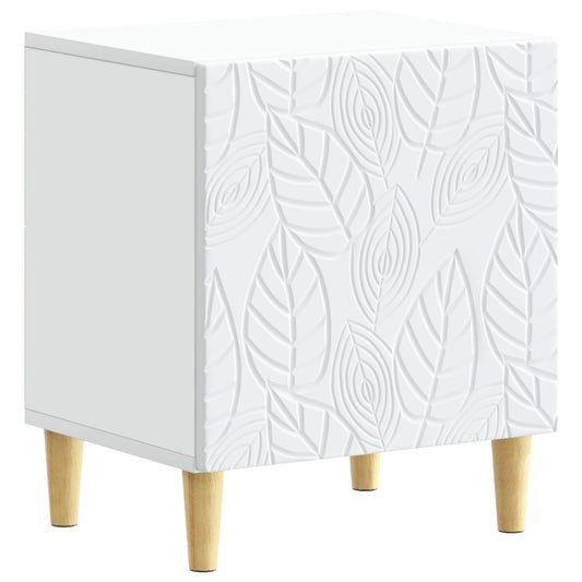 Bedside Table 2 pcs White 43 x 34.5 x 50 cm Engineered Wood