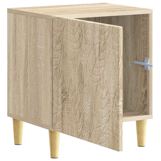 Bedside Table Sonoma Oak 43 x 34.5 x 50 cm Engineered Wood