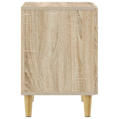 Bedside Table Sonoma Oak 43 x 34.5 x 50 cm Engineered Wood