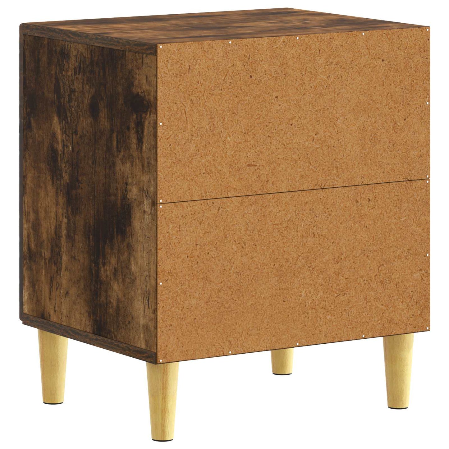 Bedside Table Smoked Oak 43 x 34.5 x 50 cm Engineered Wood