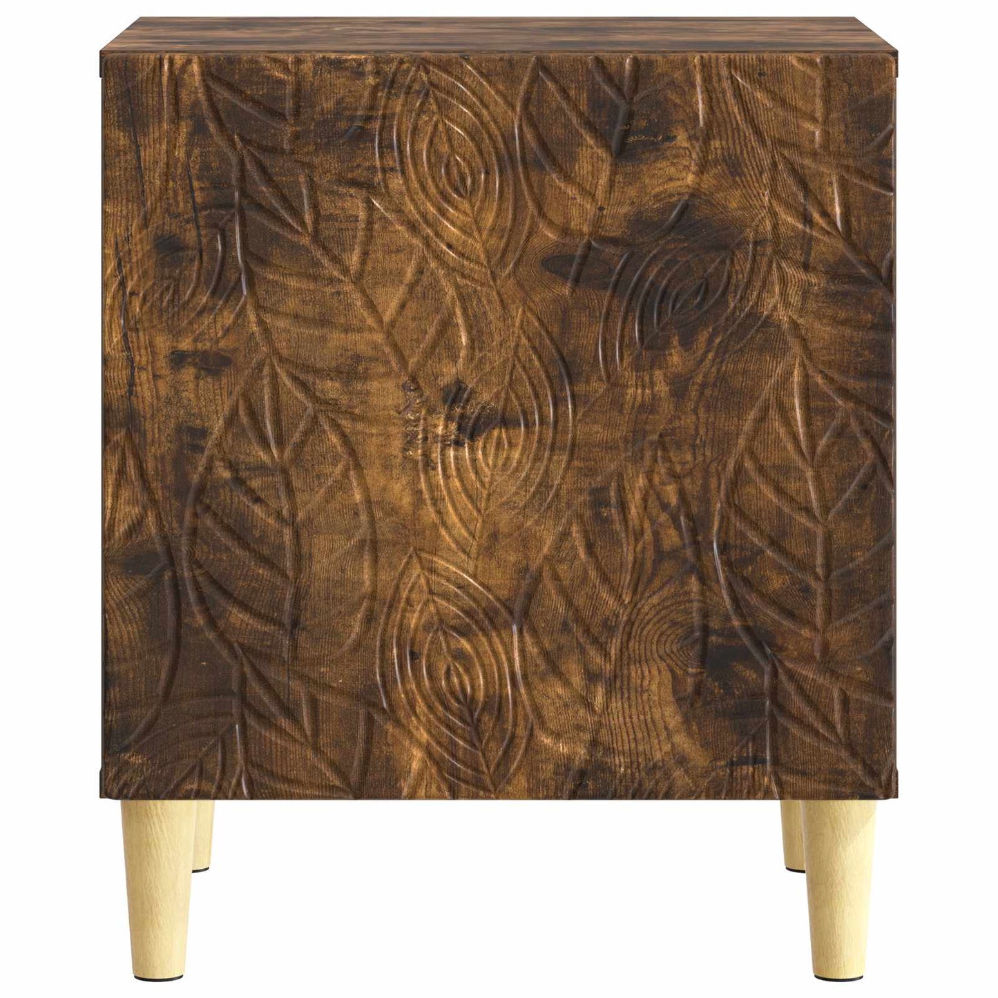 Bedside Table 2 pcs Smoked Oak 43 x 34.5 x 50 cm