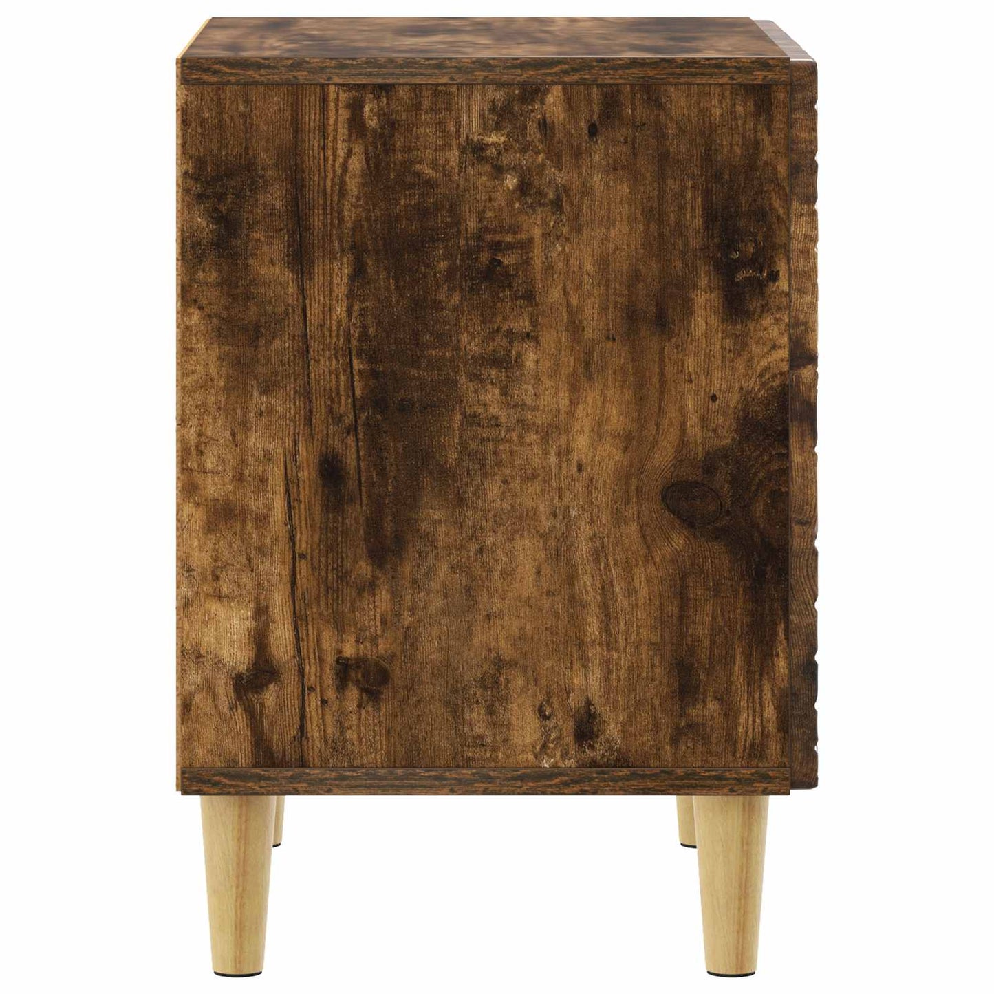 Bedside Table 2 pcs Smoked Oak 43 x 34.5 x 50 cm