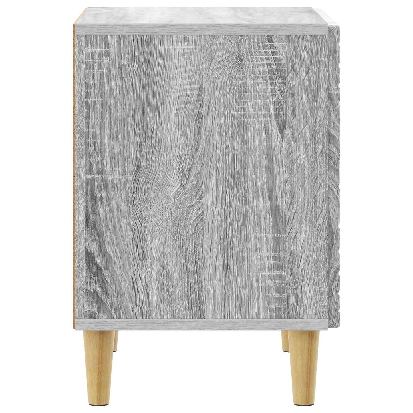 Bedside Table Grey Sonoma 43 x 34.5 x 50 cm Engineered Wood