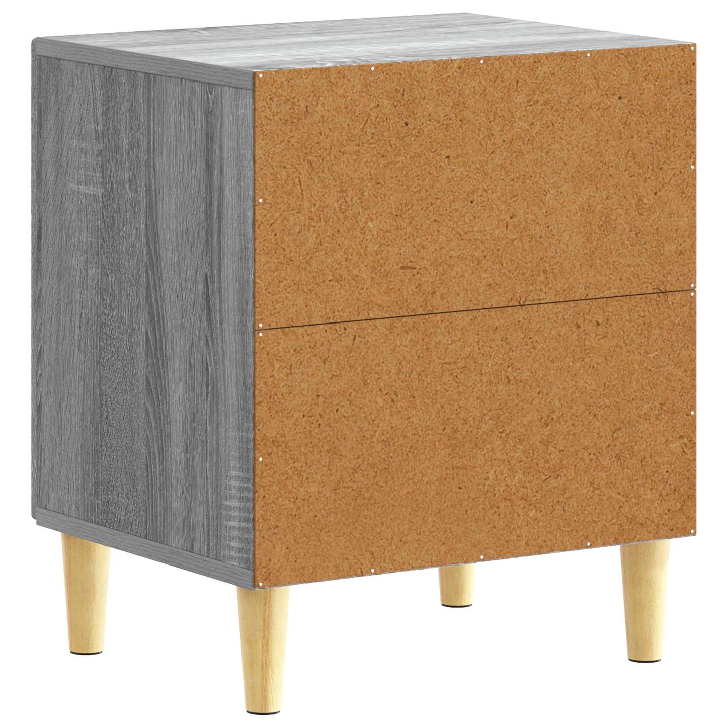 Bedside Table 2 pcs Grey Sonoma 43 x 34.5 x 50 cm